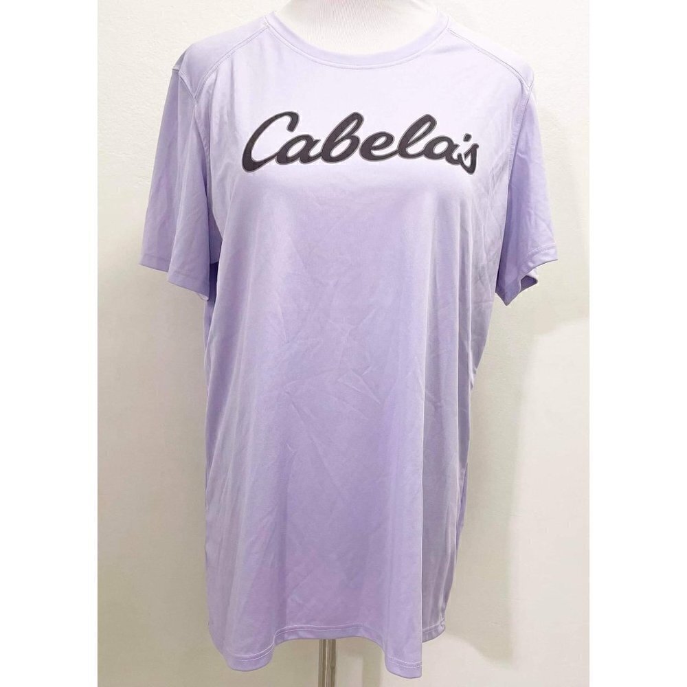 Cabela's Large Purple T Shirt Active Lounge